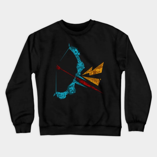 Monster Hunter Bow Crewneck Sweatshirt by paintchips